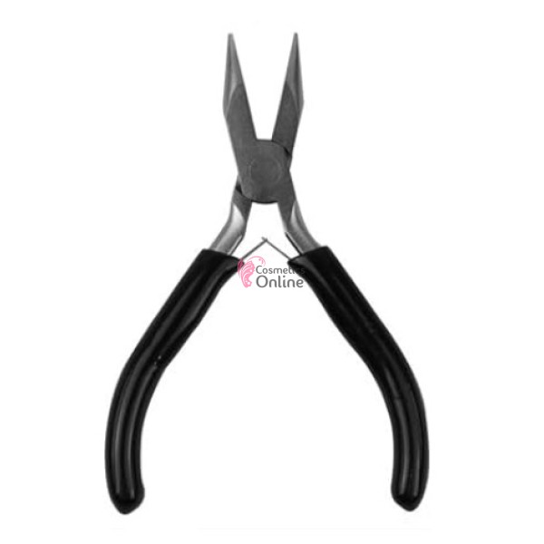 Cleste patent pentru extensii de par MDX004 Negru - cu varf drept